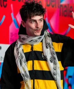 Timothee Chalamet 75th Berlinale Stripe Jacket