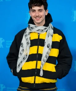 Timothee Chalamet 75th Berlinale Stripe Jacket