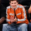 Timothée Chalamet Avirex Orange Leather Jacket
