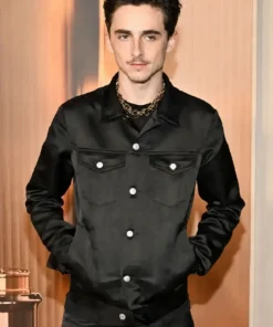 Timothée Chalamet Oscars Dinner 2026 Inspired Black Jacket