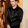 Timothée Chalamet Oscars Dinner 2026 Inspired Black Jacket