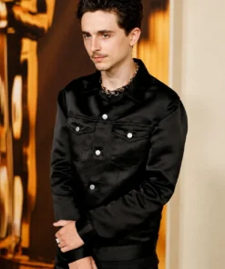 Timothée Chalamet Oscars Dinner 2026 Inspired Black Jacket