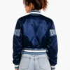Women’s Cropped Spelman College Blue Jacket