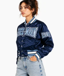 Women’s Cropped Spelman College Blue Jacket
