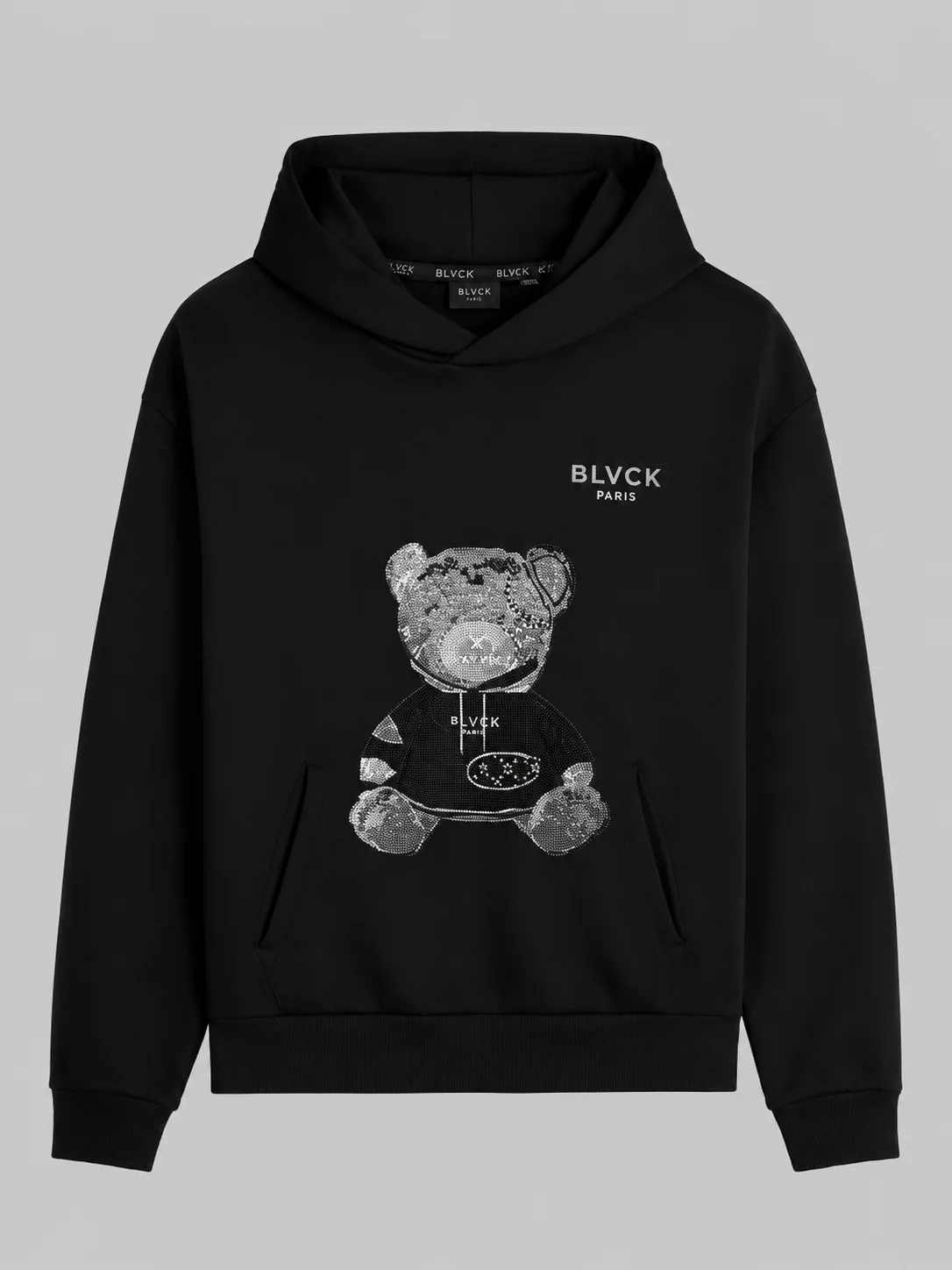 90 Day Diaries S8 Teddy Bear Black Hoodie