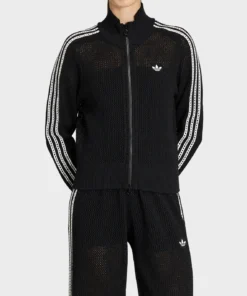 Adidas Firebird Knitted Crochet Track Jacket