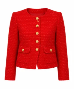 Ainsley Earhardt Fox And Friends 2026 Metallic Tweed Jacket