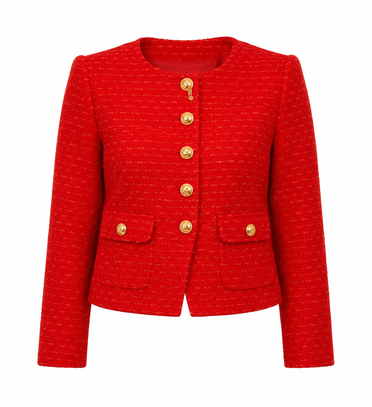 Ainsley Earhardt Fox And Friends 2026 Metallic Tweed Jacket