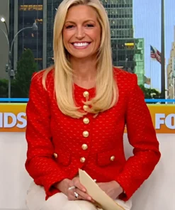 Ainsley Earhardt Fox And Friends 2026 Metallic Tweed Jacket