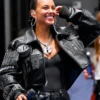 Alicia Keys Knicks Victory Parade Cropped Jacket