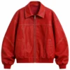 Allie Hayes Off Campus Red Bomber Jacket