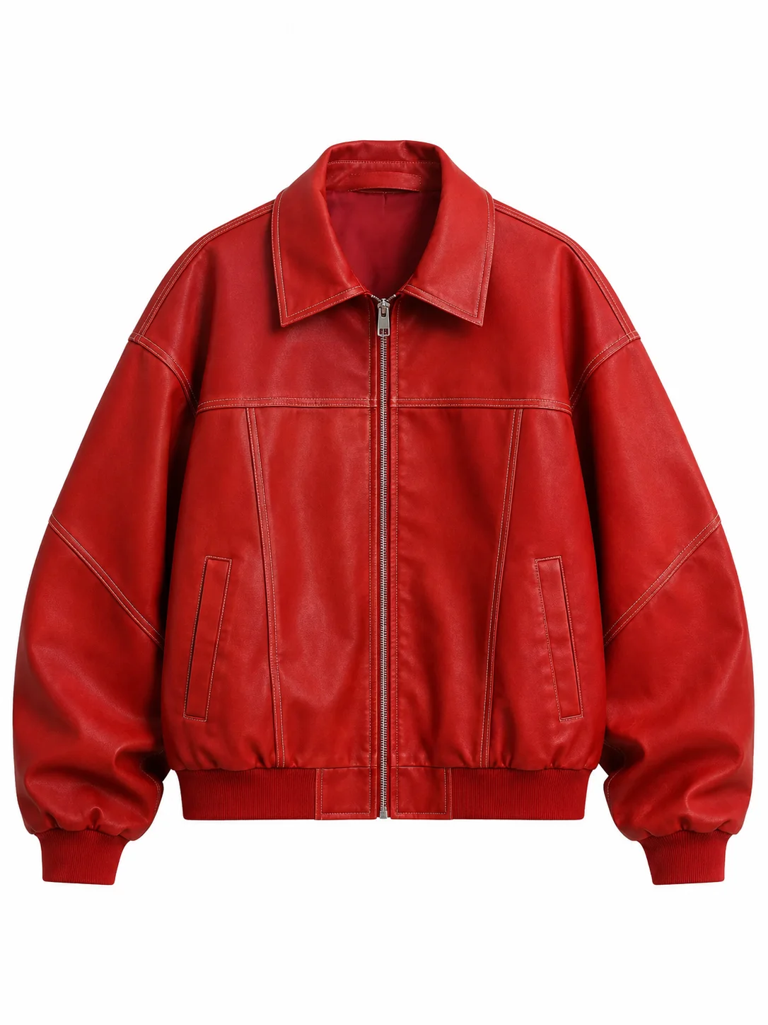Allie Hayes Off Campus Red Bomber Jacket