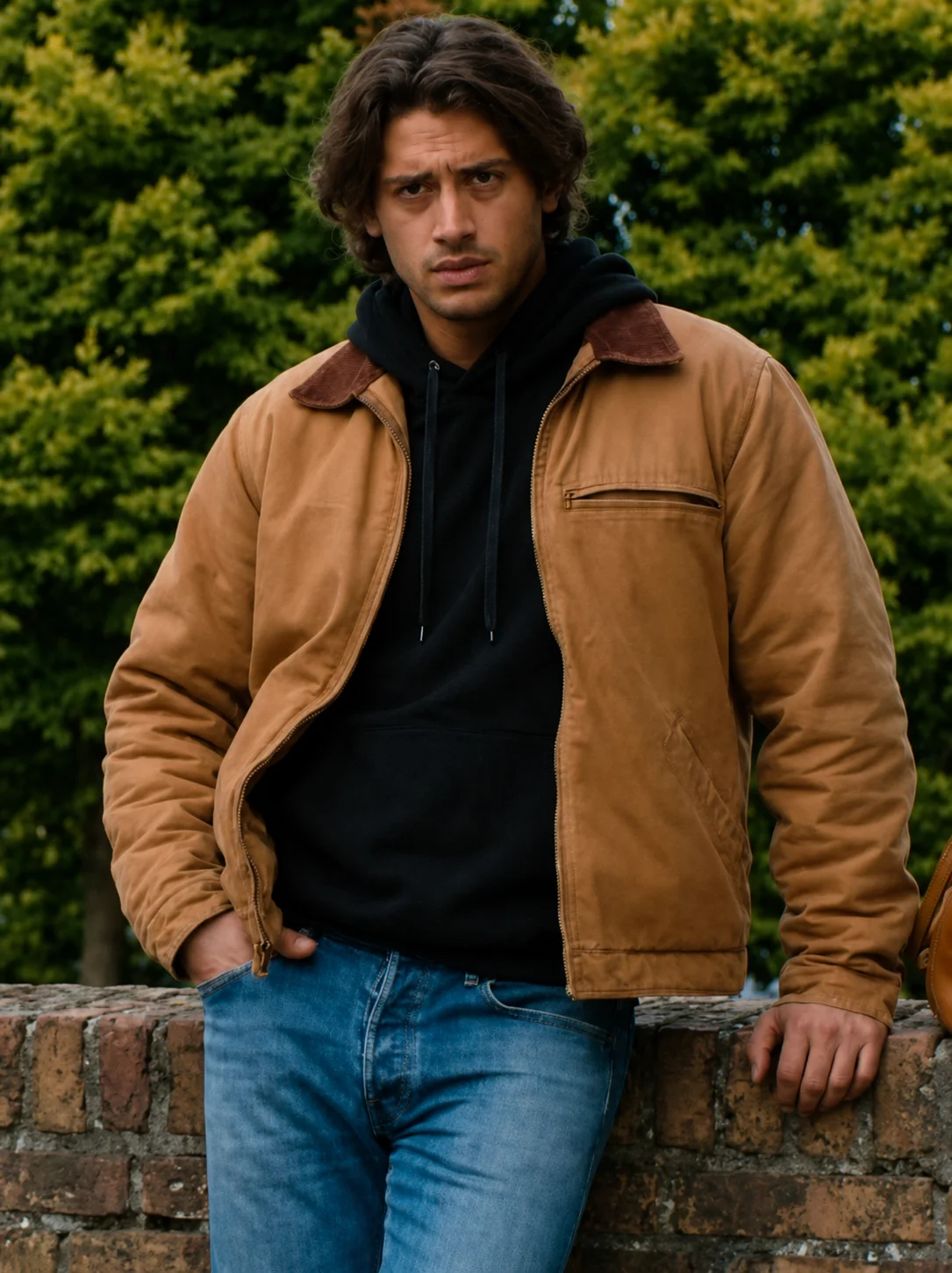 Antonio Cipriano Off Campus 2026 Brown Jacket