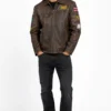 BBR World Finals 2026 Brown Leather Jacket