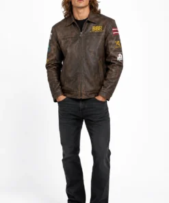 BBR World Finals 2026 Brown Leather Jacket