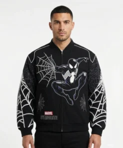 Back in Black Venom Vintage Marvel Jacket