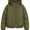 Battle on the Beach S5 Angelina Olive Puffer Jacket