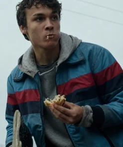 Benjamin Wadsworth Deadly Class Blue Hooded Jacket