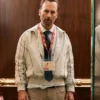 Bob Odenkirk Nobody 2 White Bomber Jacket