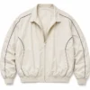 Bob Odenkirk Nobody 2 White Bomber Jacket