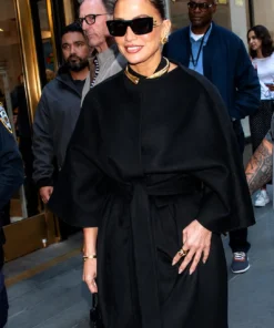 CBS Studios NYC 2026 Jennifer Lopez Black Coat