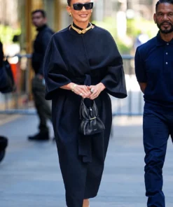 CBS Studios NYC 2026 Jennifer Lopez Black Coat