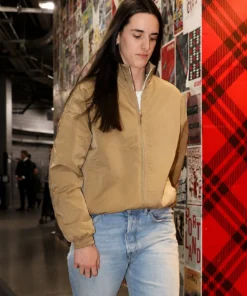 Caitlin Clark Fever vs Fire Bomber Jacket