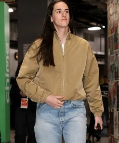 Caitlin Clark Fever vs Fire Bomber Jacket