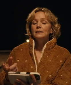 Carey Mulligan Beef Season 2 Brown Sherpa Jacket