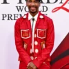 DWP 2 New York Premiere Jon Batiste Red Jacket