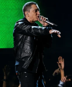 Eminem Grammy Awards Leather Jacket