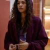 Euphoria S03 Zendaya Coleman Maroon Hoodie