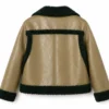 Off Campus 2026 Mika Abdalla Shearling Aviator Jacket