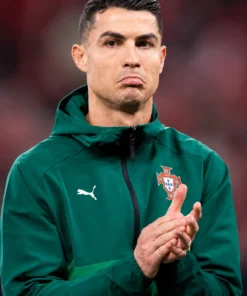 FIFA World Cup 2026 Qualifier Cristiano Ronaldo Green Jacket