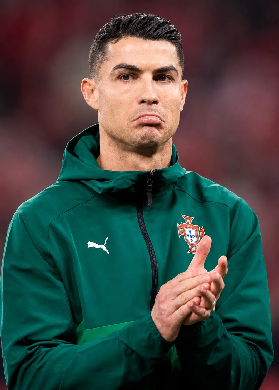 FIFA World Cup 2026 Qualifier Cristiano Ronaldo Green Jacket