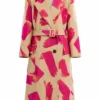 Hacks S5 Jean Smart Floral Print Trench Coat