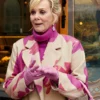Hacks S5 Jean Smart Floral Print Trench Coat