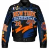 JH Design New York Knicks 2026 Champions Leather Jacket