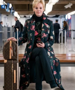 Jean Smart Hacks Season 5 Floral Print Coat