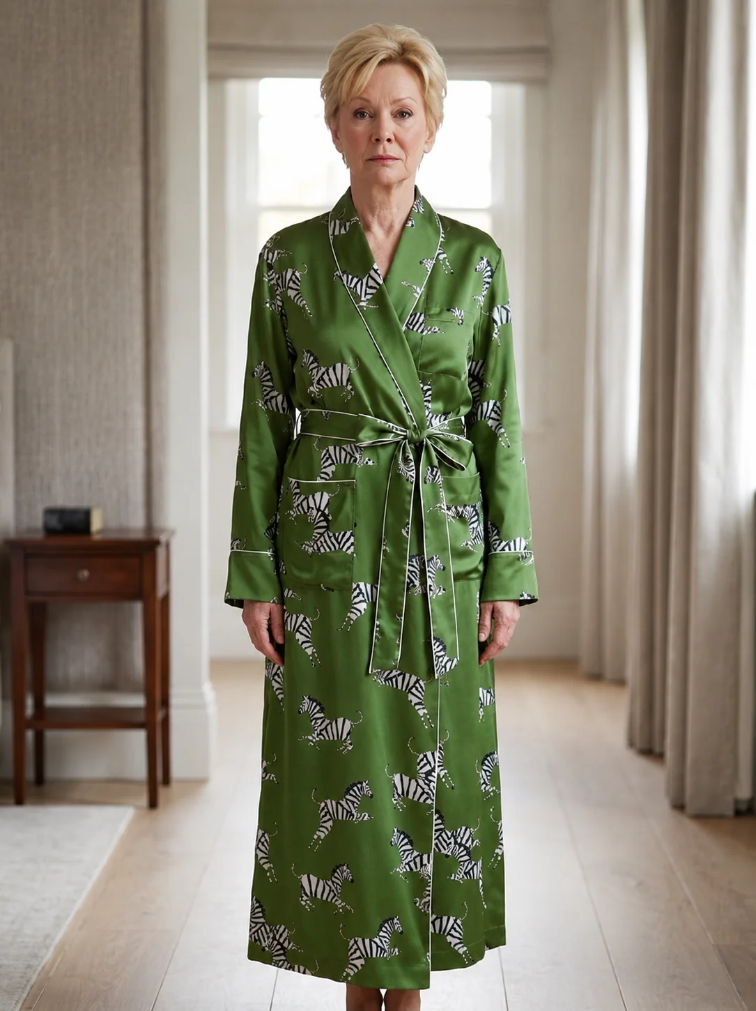 Hacks S5 Jean Smart Silk Green Robe