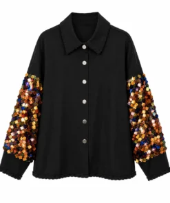 Jersey Shore Family Vacation Deena Nicole Sequin Denim Jacket