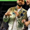 John Legend Floral Bomber Jacket LAFC vs Seattle Sounders Gameday