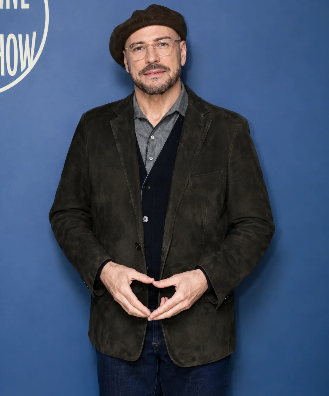 John Travolta The Tonight Show 2026 Suede Blazer