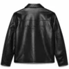 Jungkook Black Calvin Klein Leather Jacket