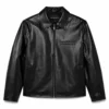Jungkook Black Calvin Klein Leather Jacket