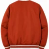 Khobe Clarke Off Campus 2026 Red Varsity Jacket