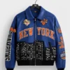 Kith New York Knicks 2026 Champions Leather Jacket