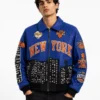 Kith New York Knicks 2026 Champions Leather Jacket