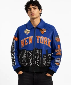 Kith New York Knicks 2026 Champions Leather Jacket