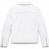 Knicks vs. Cavaliers Game 2 Fat Joe White Biker Jacket
